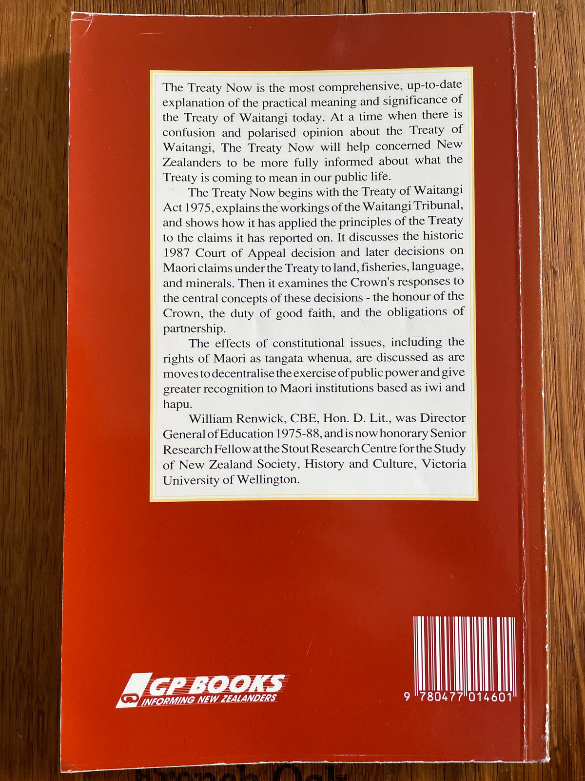 The Treaty Now - William Renwick