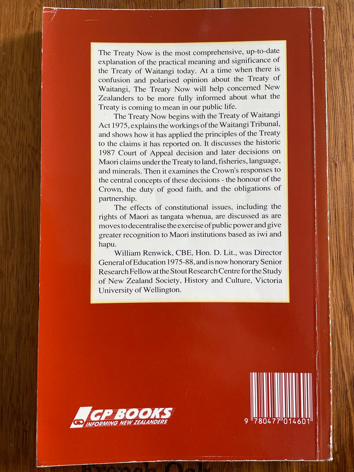 The Treaty Now - William Renwick