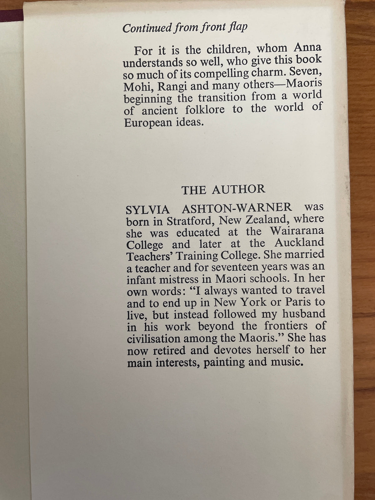 Spinster - Sylvia Ashton-Warner