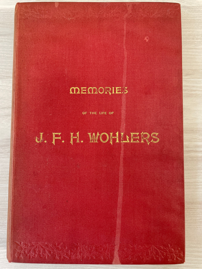 Memories of the life of J. F. H. Wohlers - translation and introduction by John Houghton