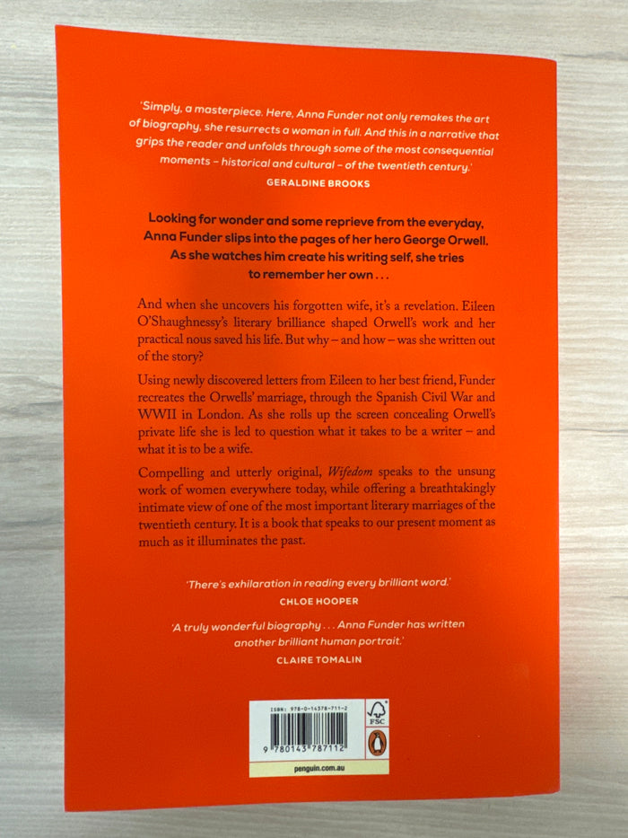 Wifedom: Mrs Orwell’s invisible life - Anna Funder