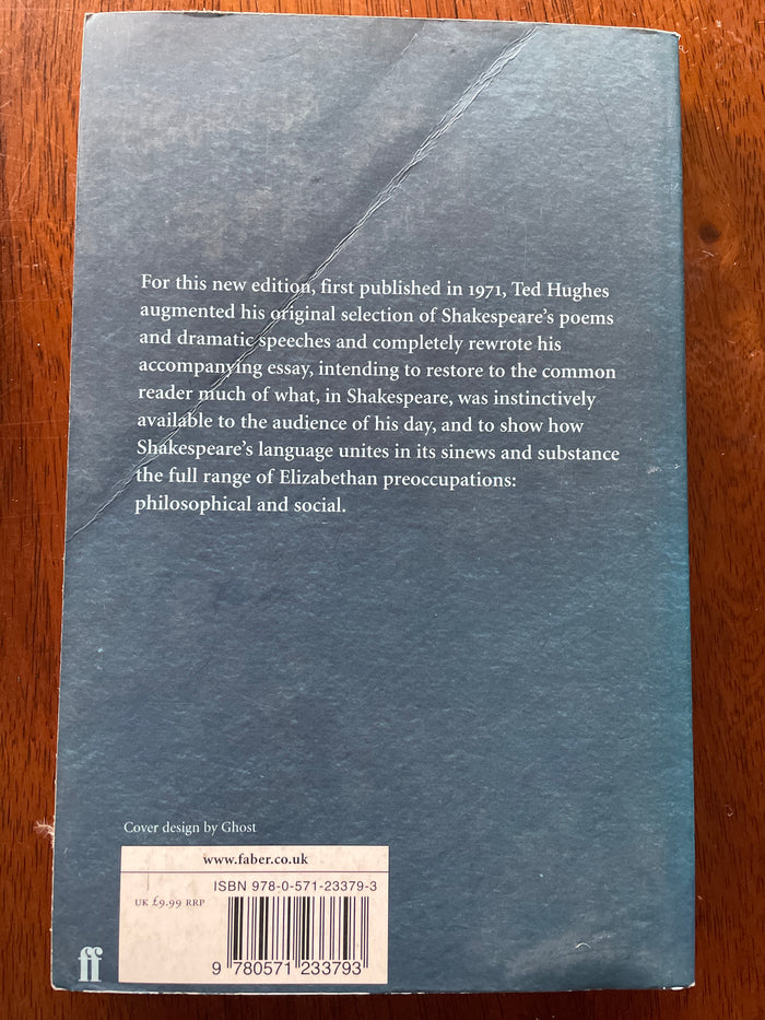 A choice of Shakespeare’s verse - Ted Hughes