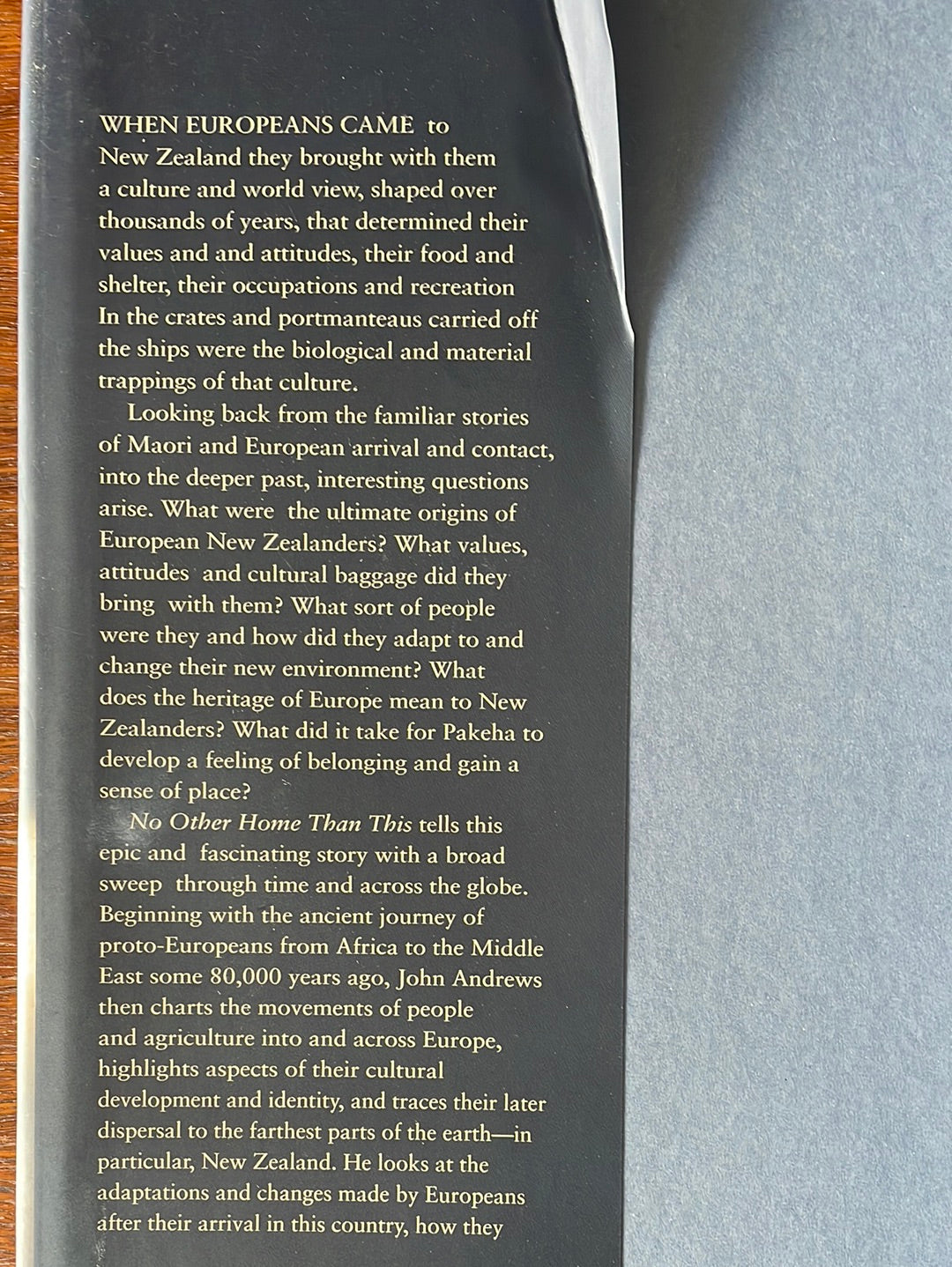 No Other Home Than This: a history of European New Zealanders - John Andrews