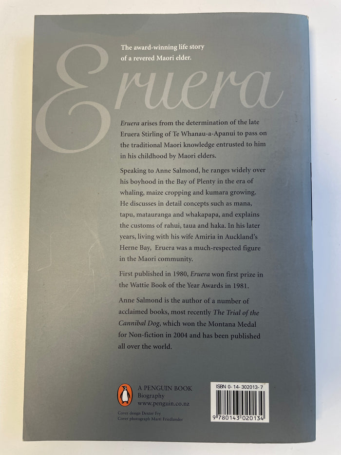 Eruera: the teachings of a Māori elder - Anne Salmond