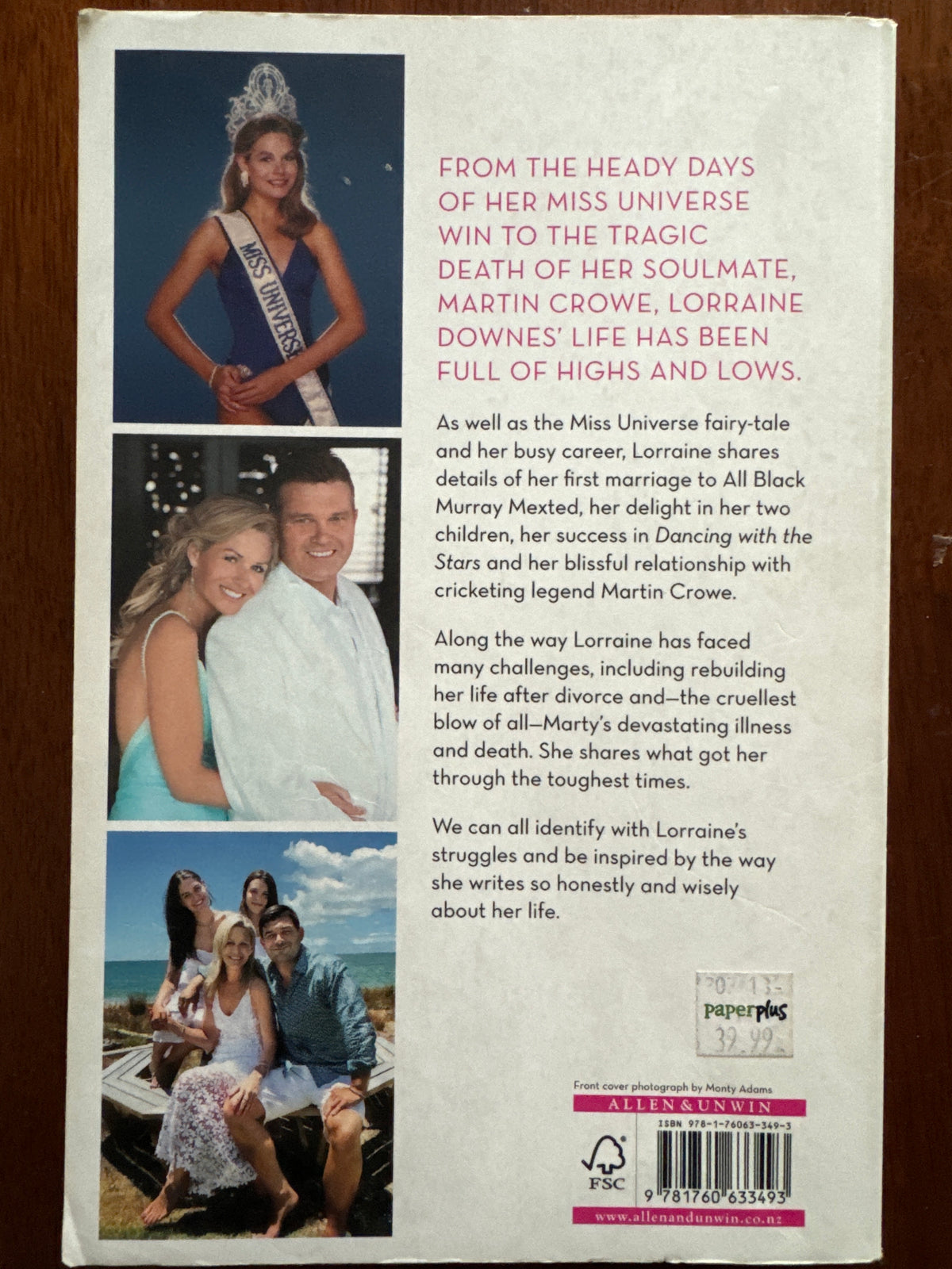 Life, Loss, Love: a memoir - Lorraine Downes