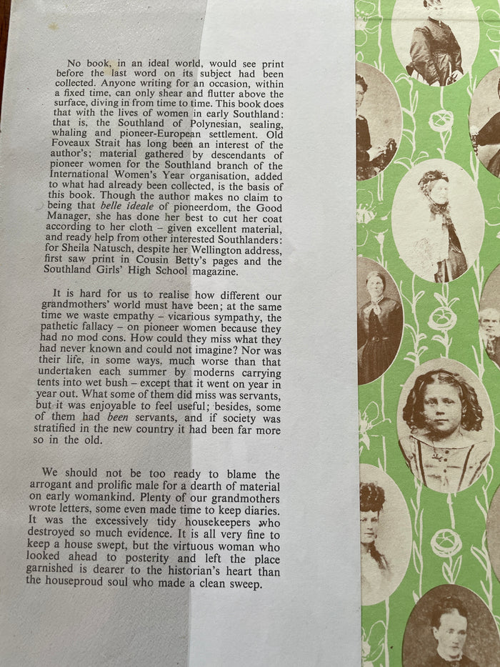 On The Edge Of The Bush: women in early Southland - Sheila Natusch