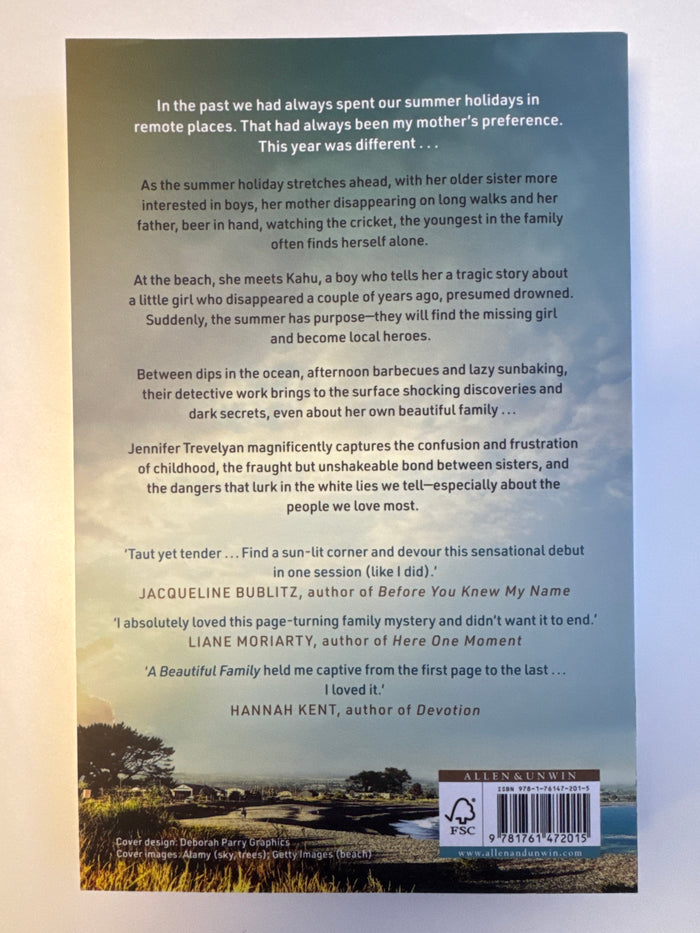 A Beautiful Family - Jennifer Trevelyan - signed