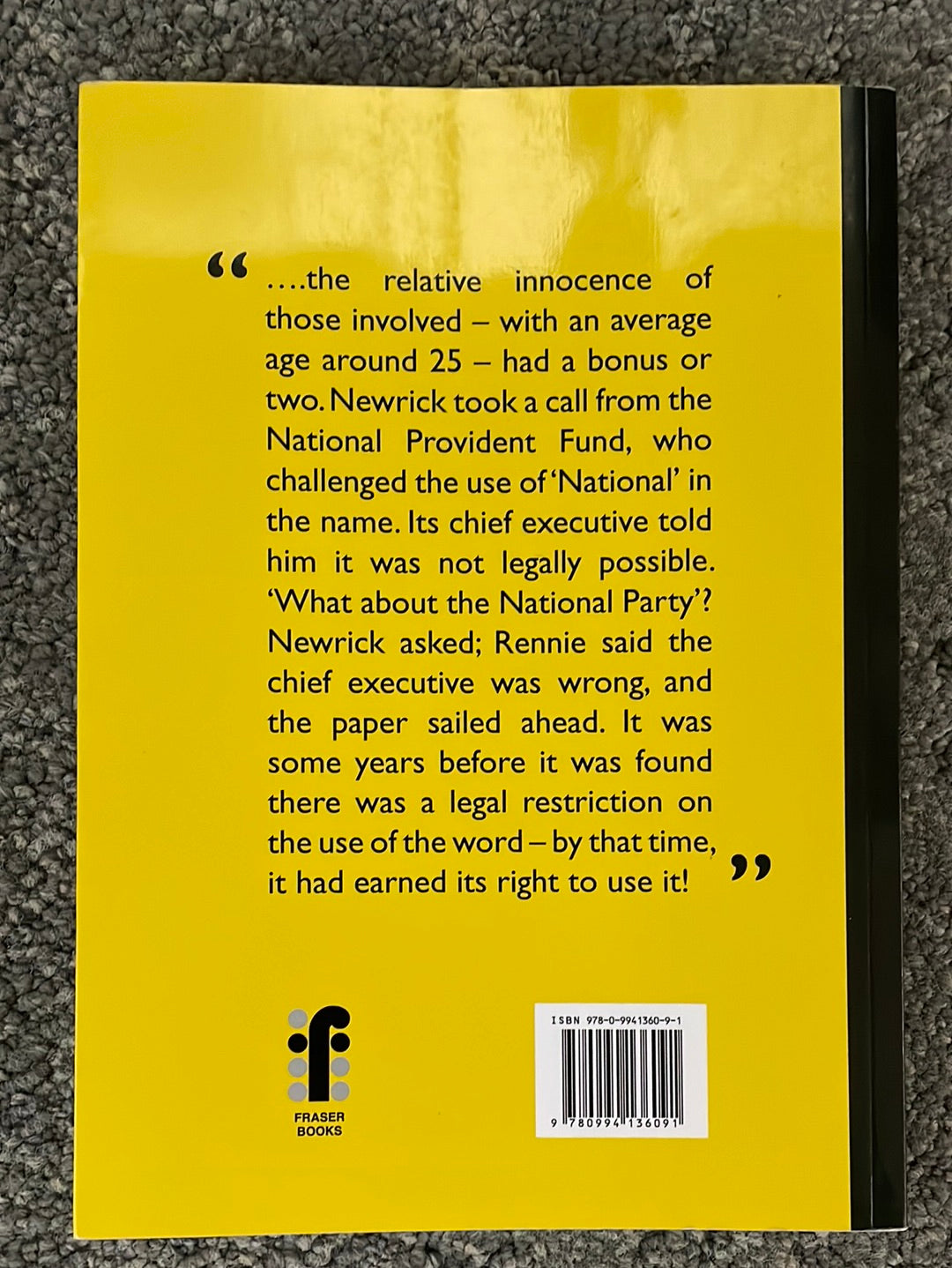 A Business Revolution: the first two decades of the National Business Review 1970-1991 - Hugh Rennie