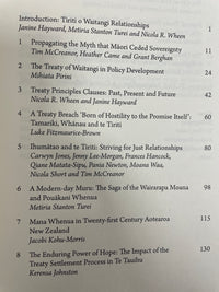 Te Tiriti o Waitangi Relationships: people, politics and law - Metiria Stanton Turei, Nicola R. Wheen and Janine Hayward (eds)