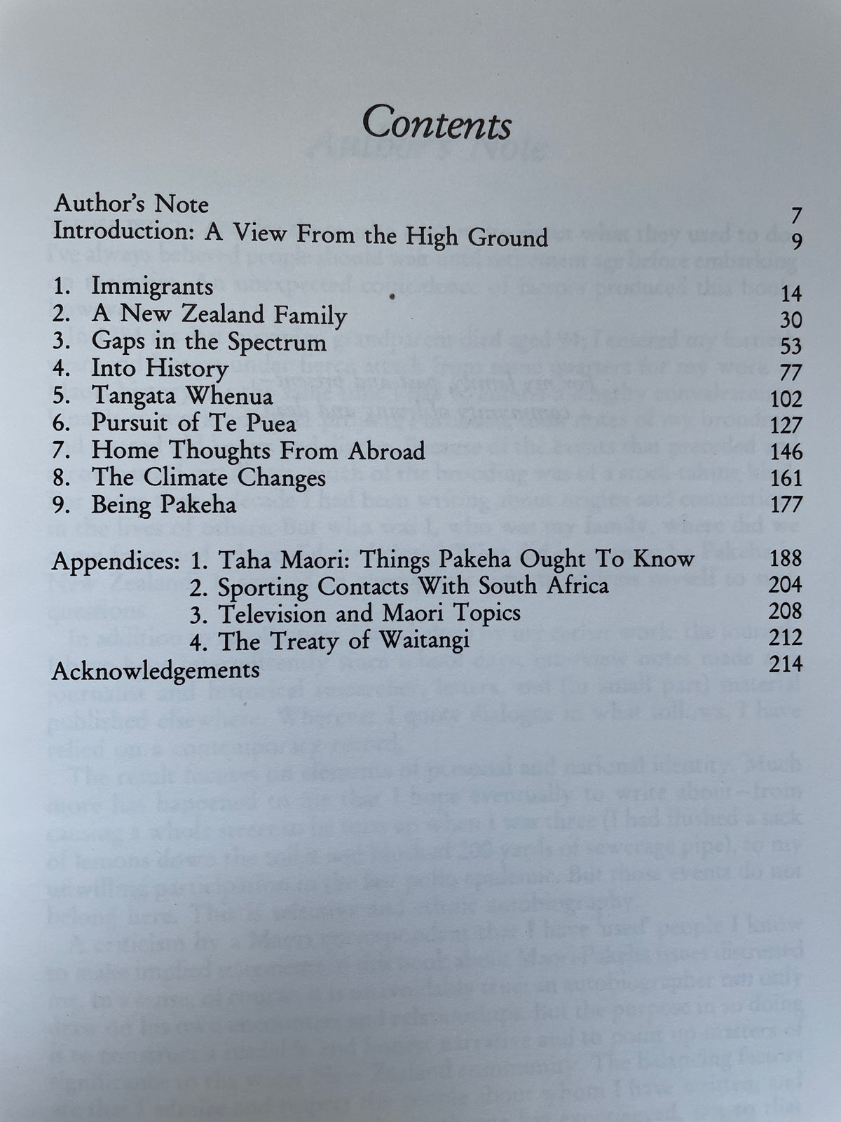 Being Pākehā - Michael King