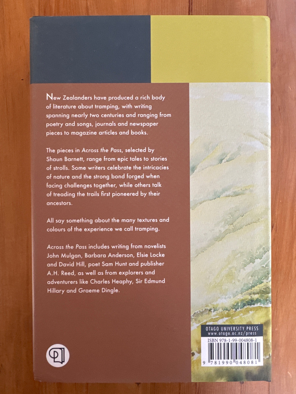 Across The Pass: a collection of New Zealand tramping writing – selected by Shaun Barnett