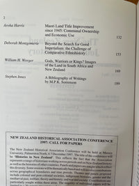 Koha - essays in honour of M.P.K. Sorrenson - NZ Journal of History, 31, 1 (1997) - J Binney and D Montgomerie (Eds)