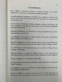 Waitangi: Māori and Pākehā perspectives of the Treaty of Waitangi - I H Kawharu (Ed)