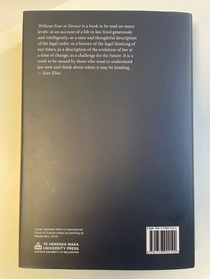 Without Fear or Favour: a life in law - Kenneth Keith