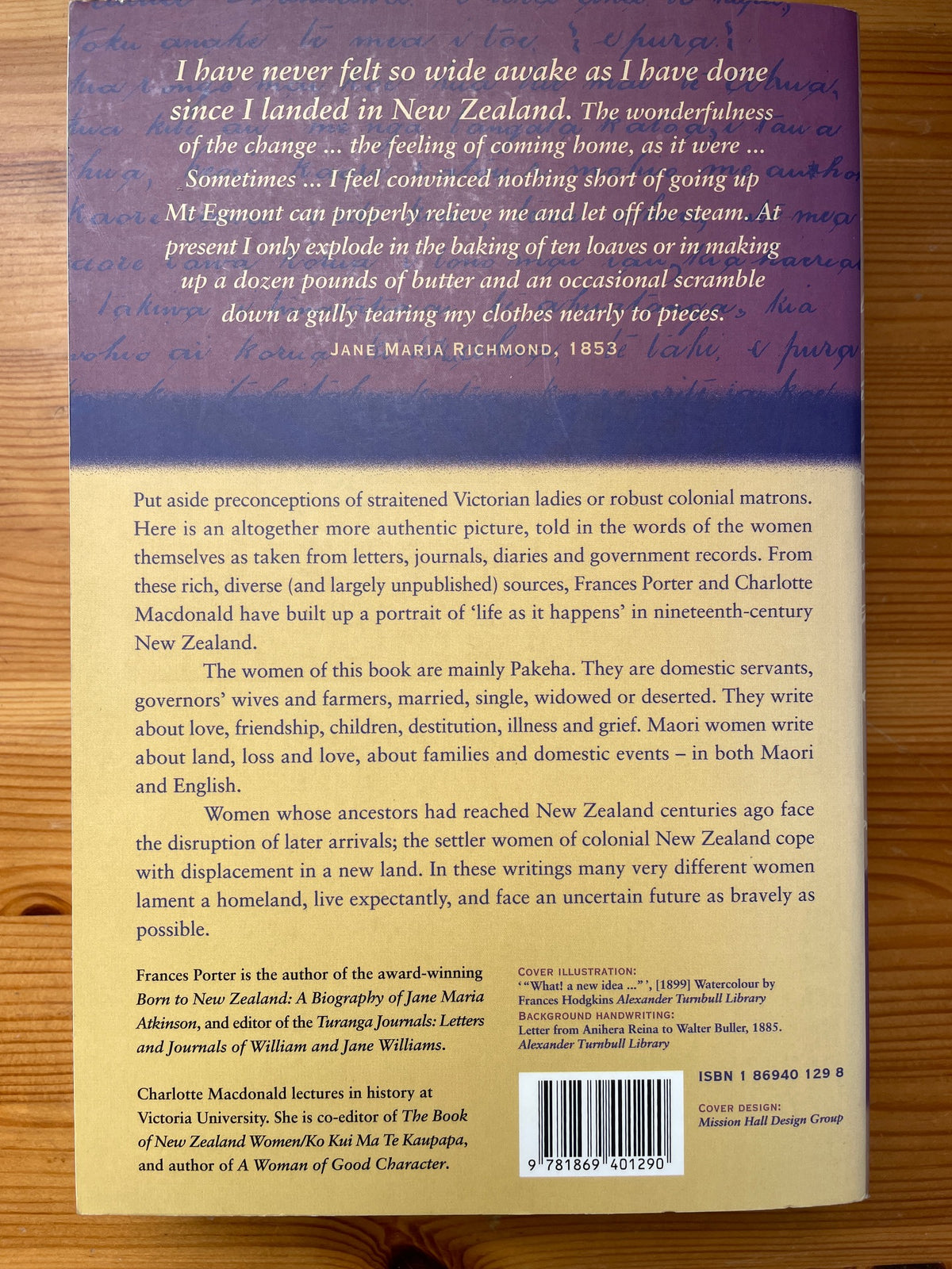 My Hand will Write what my Heart Dictates - Edited by Frances Porter and Charlotte Macdonald