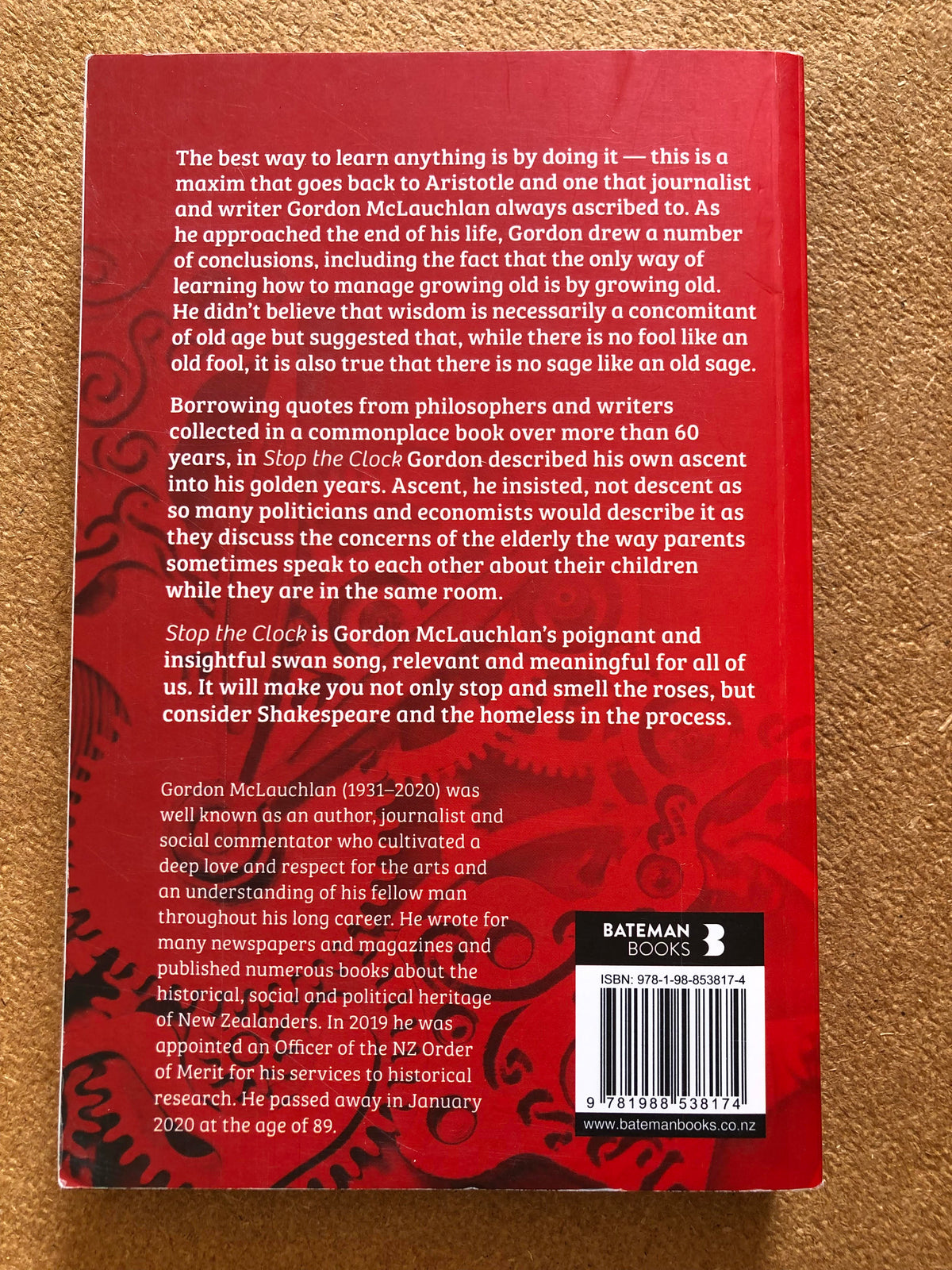 Stop the Clock - Gordon McLauchlan