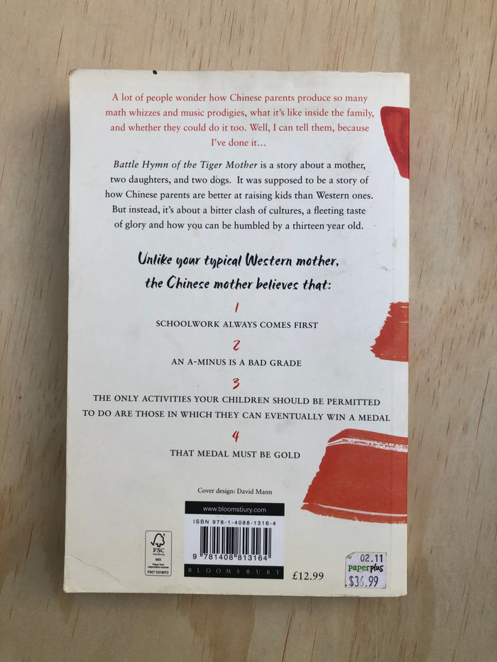 Battle Hymn of the Tiger Mother - Amy Chua