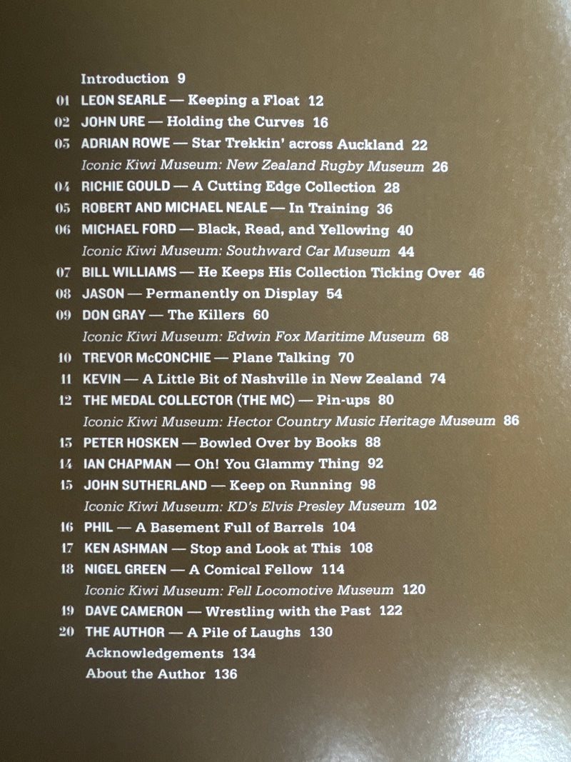 Kiwi Collectors - curious and unusual Kiwi hobbies - Matt Elliott