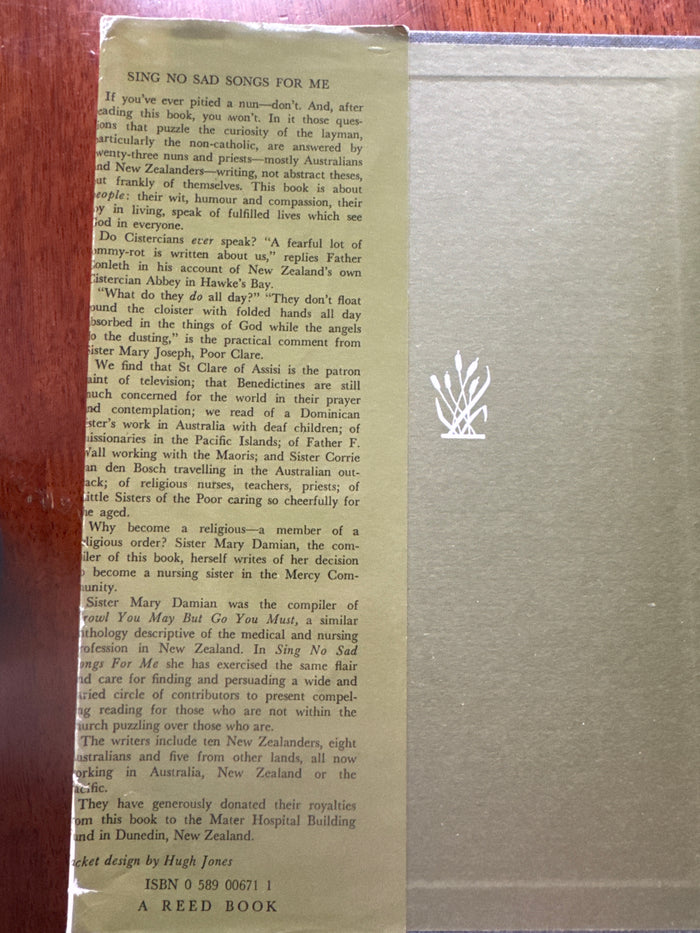 Sing no sad songs for me - Sister Mary Damian - signed