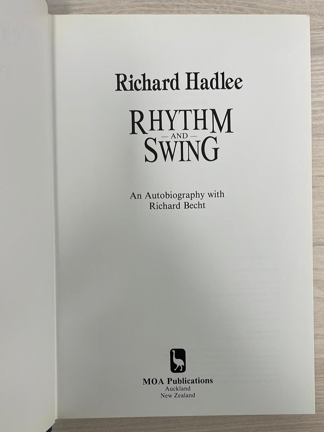 Rhythm and Swing - Richard Hadlee with Richard Becht