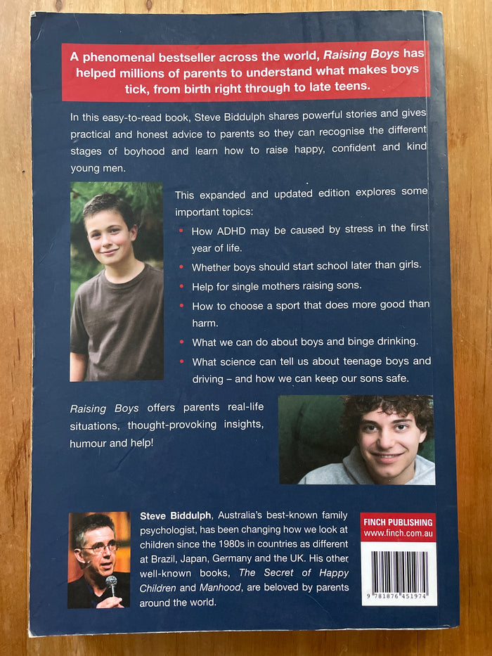 Raising Boys - Steve Biddulph