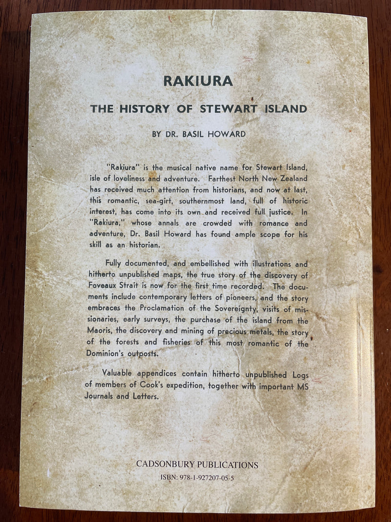 Rakiura: the history of Stewart Island - Basil Howard