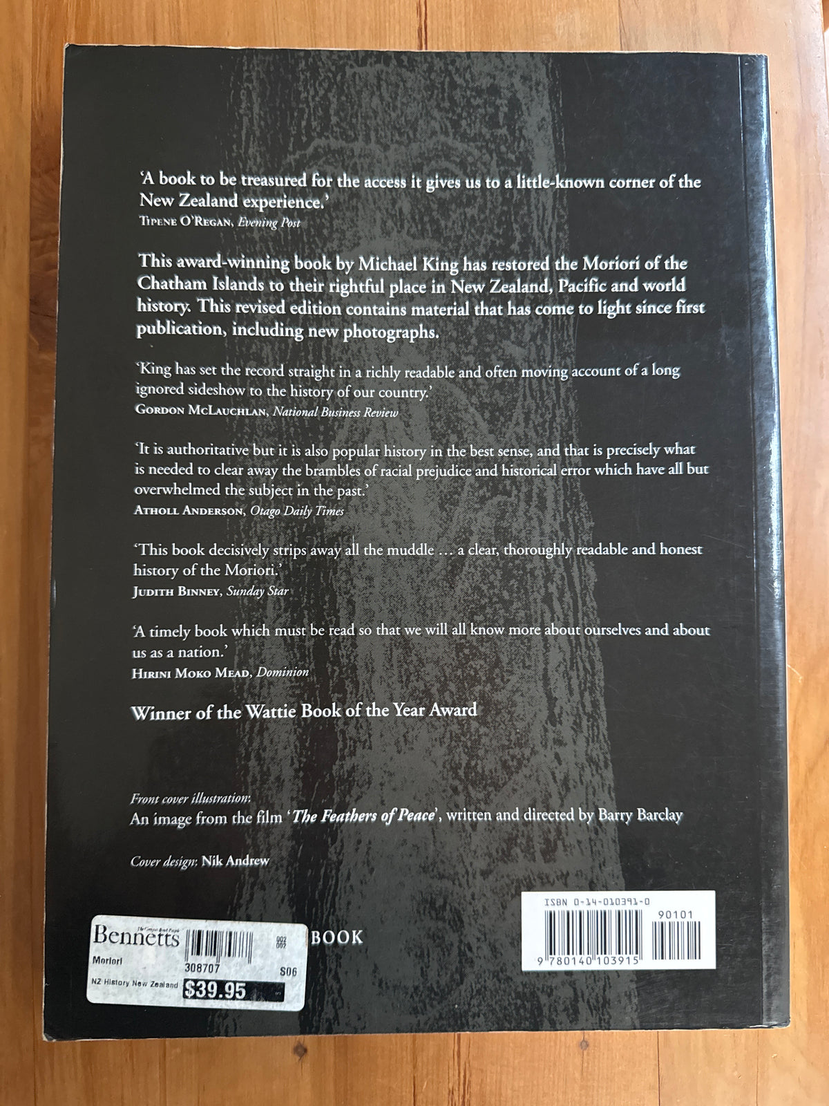 Moriori: a people rediscovered (revised edition) - Michael King
