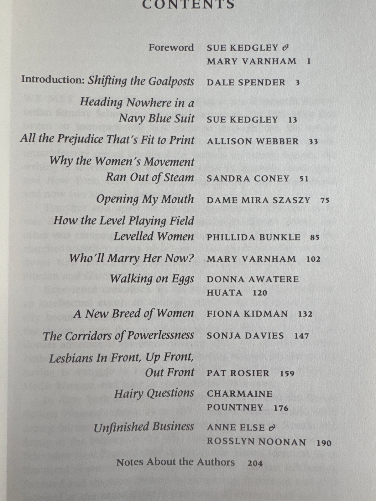 Heading Nowhere in a Navy Blue Suit and other tales from the feminist revolution – Sue Kedgley and Mary Varnham (Eds)