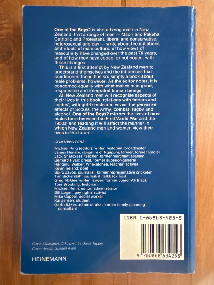 One of the Boys? Changing views of masculinity in New Zealand – Michael King (ed)