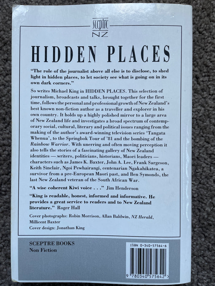 Hidden Places: A Memoir in Journalism - Michael King