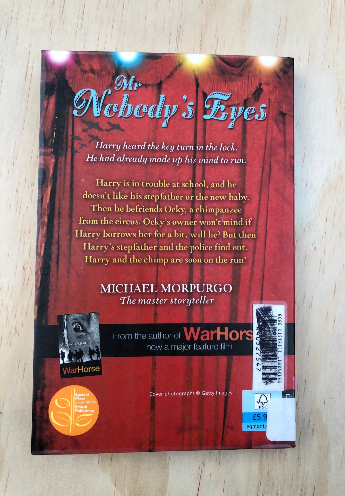 Mr. Nobody's Eyes - Michael Morpurgo